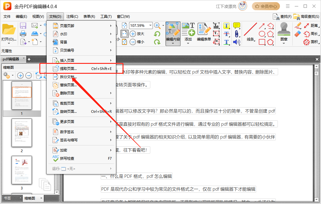 如何在pdf上编辑文字3