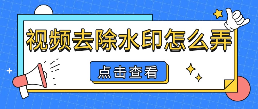 视频去除水印1