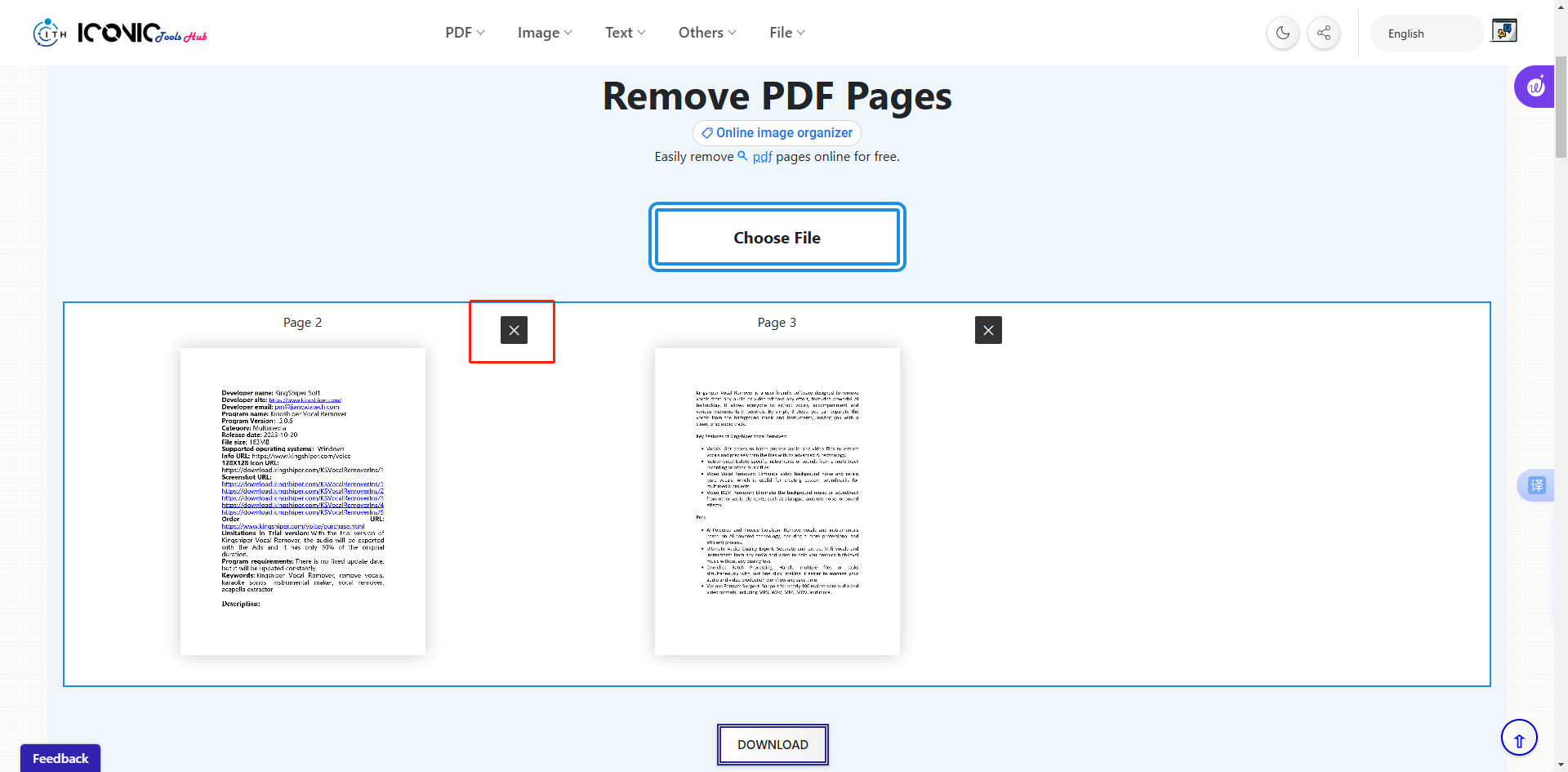 删除PDF页面9