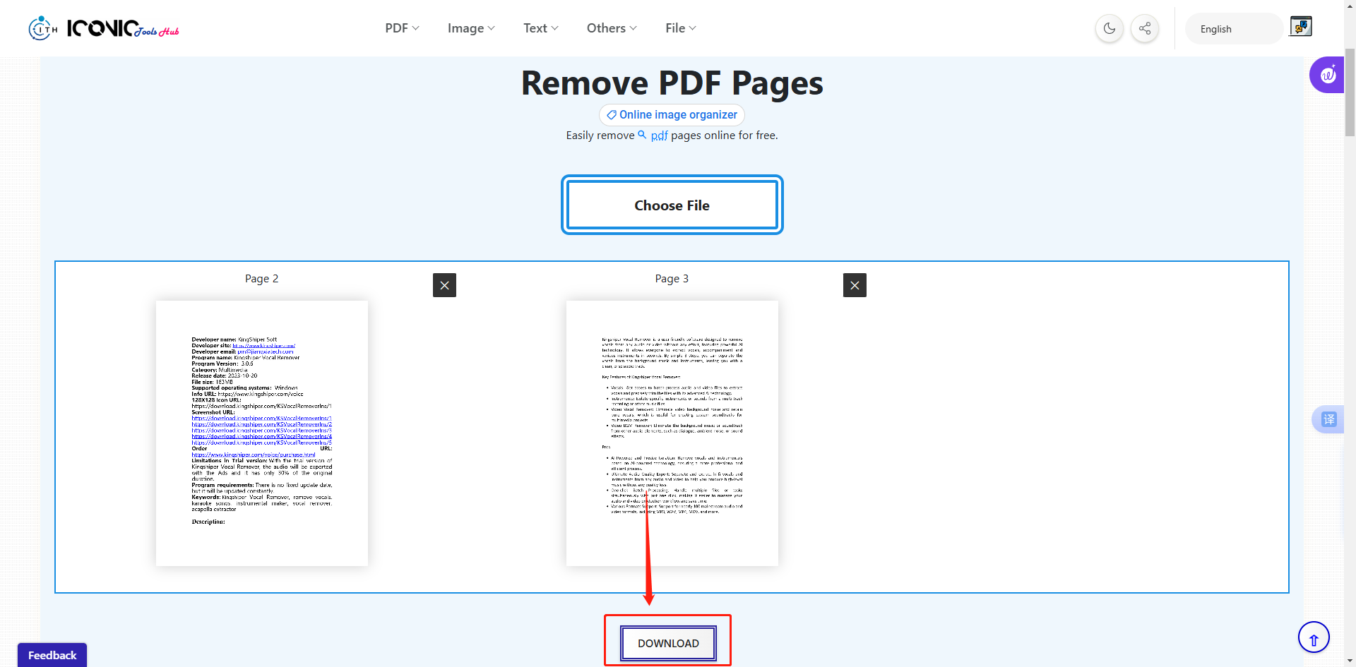 删除PDF页面10