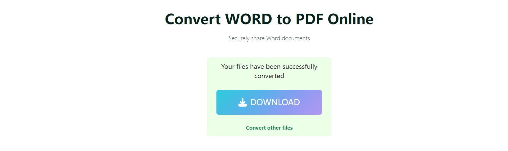 word转pdf14