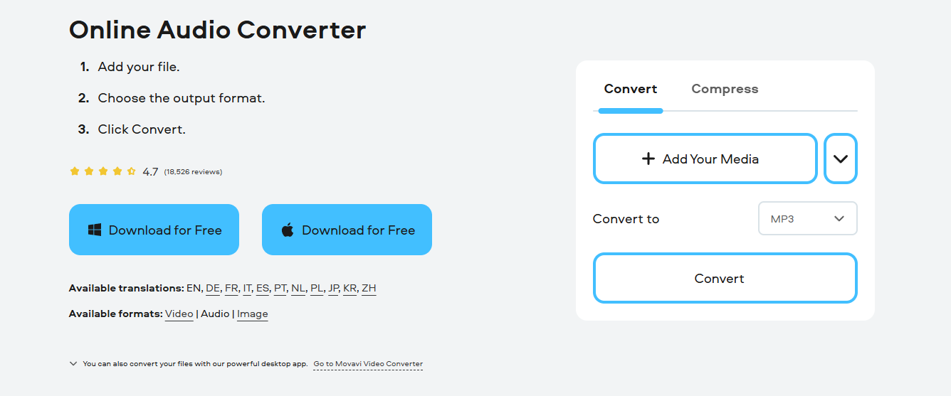 金舟音频转换器For Mac8