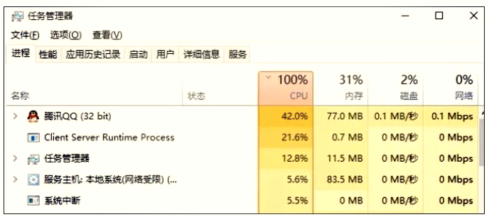  cpu100% 1