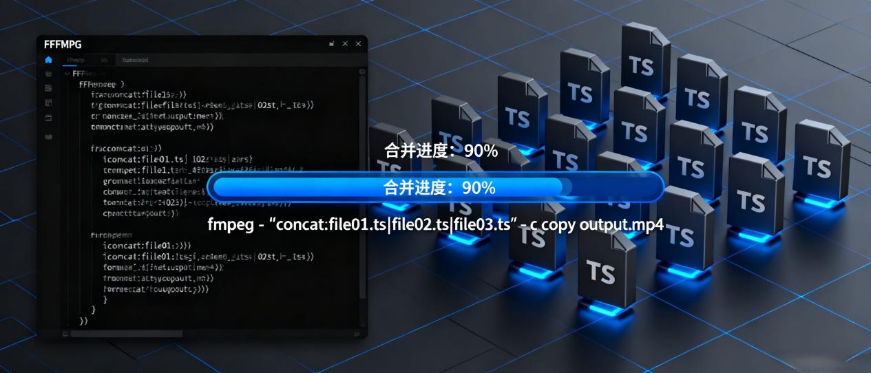 ​一个m3u8一堆ts怎么合成1
