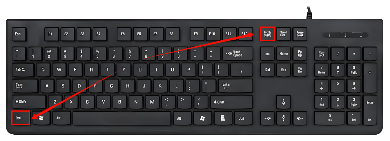 电脑截屏键ctrl加什么1